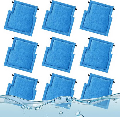 9 Pack Assembled Aquarium Filter Cartridge for Marineland Rite-Size A, Fish Tank Filters Cartridges Fit for Aqua-Tech EZ-Change #1, 5-15 Power Filter and for Marineland Penguin Power Filters 75 & 100