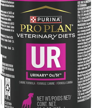 Purina Pro Plan Veterinary Diets UR Urinary Ox/St Canine Formula Wet Dog Food - (Pack of 12) 13.3 oz. Cans