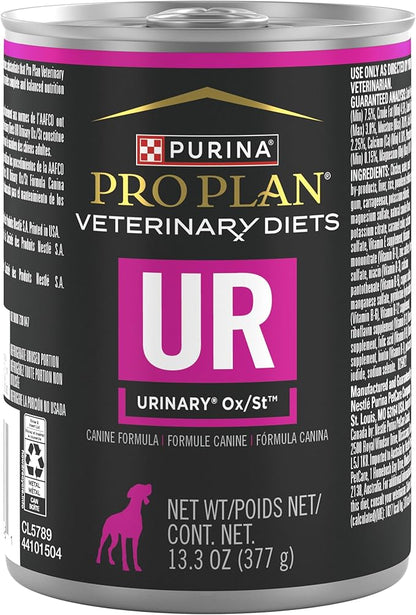 Purina Pro Plan Veterinary Diets UR Urinary Ox/St Canine Formula Wet Dog Food - (Pack of 12) 13.3 oz. Cans