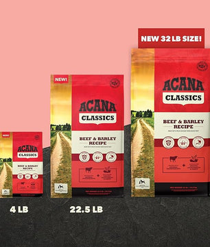 ACANA Classics Dry Dog Food Beef and Barley Recipe 22.5lb Bag