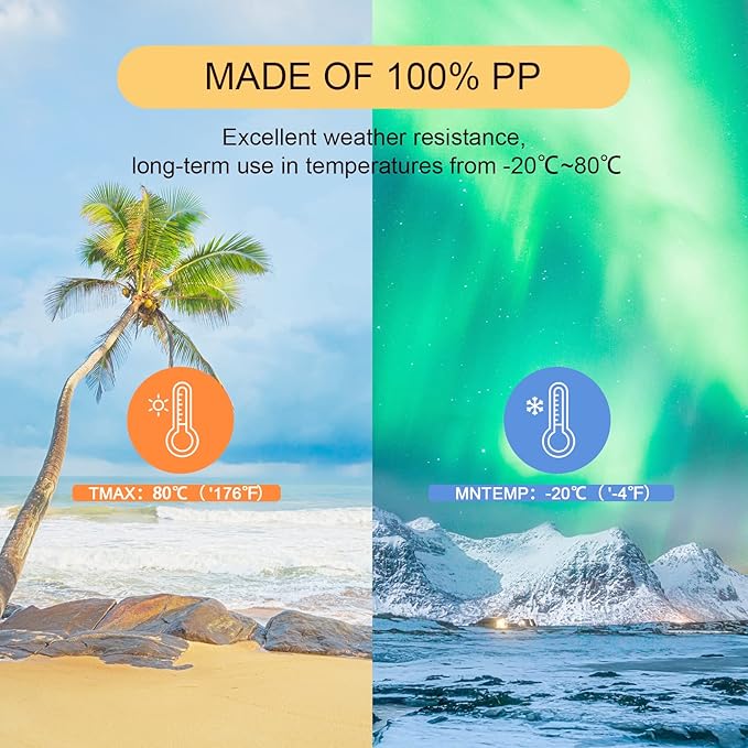 OFFO Bird Spikes Pigeon Outdoor Spikes for Cat Keep Birds Raccoon Woodpecker Away Covers 8 Feet(2.44m), Frosted White