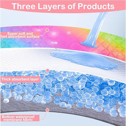 2 Pack Guinea Pig Bedding, Washable Guinea Pigs Cage Liner Reusable Guinea Pig Mat Waterproof Guinea Piggy Bedding for Cage, Super Absorbant Pee Pads for Small Animals Hamster Rabbit Squirrel