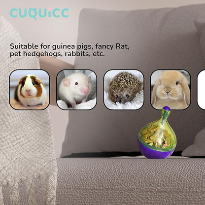 Rat Puzzle Foraging Toy, Interactive Toys for Rat Guinea Pig Rabbit and Small Animal,Rat Enrichment and Sniffing Toy, Treat Dispensing Slow Toy for Rat cage Accessories 1pc