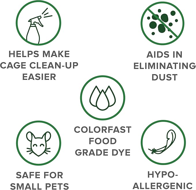 ECO BEDDING 99% Dust Free Paper Bedding for Small Pets and Birds, Pink, 3 lb (Expands to 60 L)