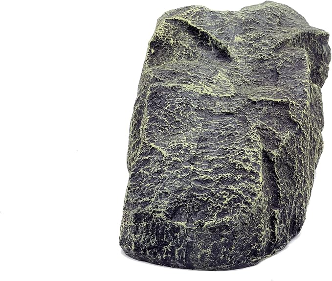 JIHAQUA Reptile Hide Medium Rock Snake Hide Cave Hideout Terrarium Habitat Decor Ornament Bearded Dragon Tank Accessories