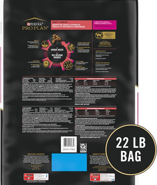 Purina Pro Plan Sensitive Skin and Stomach Cat Food, Lamb and Rice Formula - 22 lb. Bag