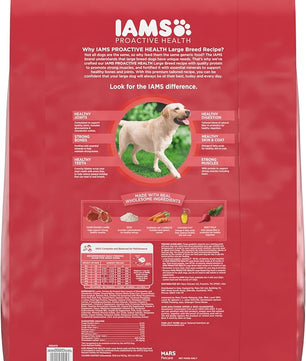 IAMS Proactive Health Large Breed Adult Dry Dog Food Lamb & Rice Recipe, 40 lb. Bag