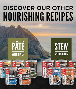 ORIJEN Pate Wet Dog Food Tundra Recipe with Liver 12.8oz Cans (12 Count)