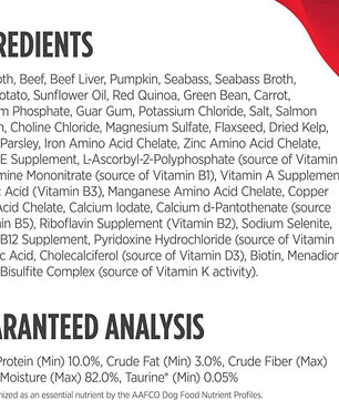 Nulo Ancient Grains Savory Stew with Whole Ingredients Puppy & Dog Food, Beef and Seabass in Broth, 6.0 Ounce, 8 Cans