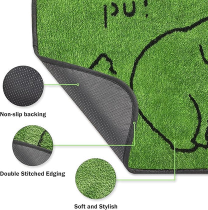 Qeils Reusable Puppy Pads, Washable Pee Pads for Dogs 2 Pack Durable Absorbent Leakproof Dog Training Pads for Home or Travel, Non-Slip Wee Wee Pads Potty Pads 48"x48"