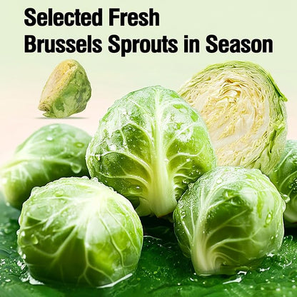 Freeze Dried Brussels Sprouts for Dog, Single Ingredient, Nutrient Rich, Low Calorie Dog Treats Snack, Also for Rabbits, Birds, Turtles & Guinea Pigs (50g)