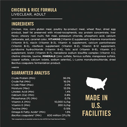 Purina Pro Plan LiveClear With Probiotics Allergen Reducing Salmon & Rice Adult Dry Cat Food