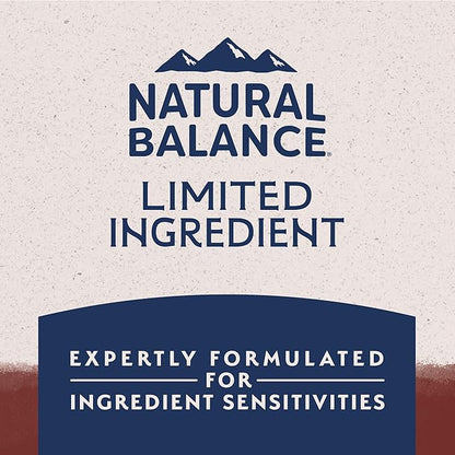 Natural Balance Limited Ingredient Adult Dry Dog Food with Healthy Grains, Beef & Brown Rice Recipe, 12 Pound (Pack of 1)