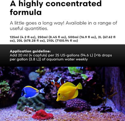 Brightwell Aquatics MicroBacter Clean - Microbial Culture & Enzyme Blend Fish Tank Cleaner - Cleans Live Rock Surfaces for Saltwater Fish Habitats - Aquarium Water Treatments, 67.6 fl oz