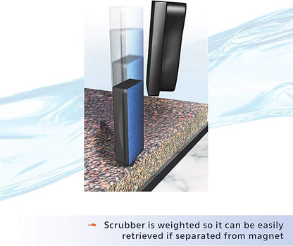 Aqueon Aquarium Algae Scraper, Fish Tank Cleaning Magnets for Glass/Acrylic, Large