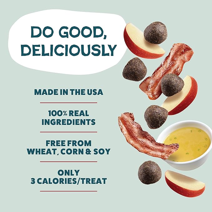 Shameless Pets Bone Broth Dog Training Treats – Soft, Natural Puppy & Dog Treats with Collagen – Healthy, Low-Calorie Training Chews for Small, Medium & Large Dogs - 8 oz (Pack of 1)