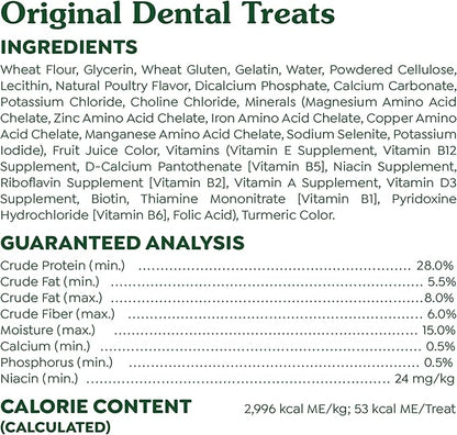Greenies Original Teenie Dental Dog Treats, 3 oz. Pack (11 Treats)