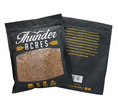 Non-GMO, Thunder Acres Premium Wheat Seed, Cat Grass Seed, Wheatgrass, Hard Red Winter Wheat (2 lbs.)