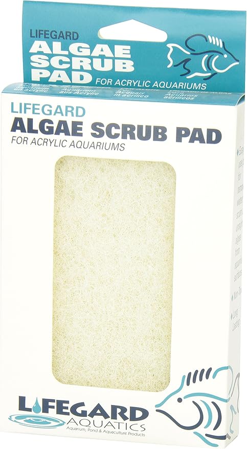 Lifegard Aquatics 4-Inch by 6-Inch White Algae Pad