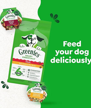 Greenies Smart Topper High Protein Wet Mix-in for Dogs, Chicken, Green Beans & Sweet Potatoes Recipe in Vitabroth Broth - Bone Broth + Vitamins E & B1, 10 Count