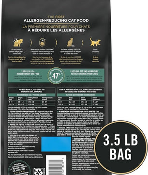 Purina Pro Plan Allergen Reducing, High Protein Cat Food, LIVECLEAR Chicken and Rice Formula - 3.5 lb. Bag