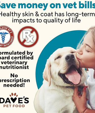 Dave's Pet Food Sensitive Skin Dog Food for Skin and Coat (Chicken & Sweet Potato), Wet Canned, Made in USA, 13.2oz Cans (12 Pack)