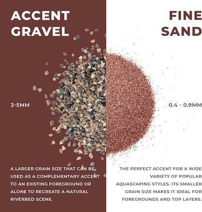 Ultum Nature Systems Controsand Morocco Gravel (8L) - Small Pebbles for Fish Tank - Planted Aquarium Rocks - Fish Tank Substrate - Aquarium Pebbles - Versatile Fish Tank Stones