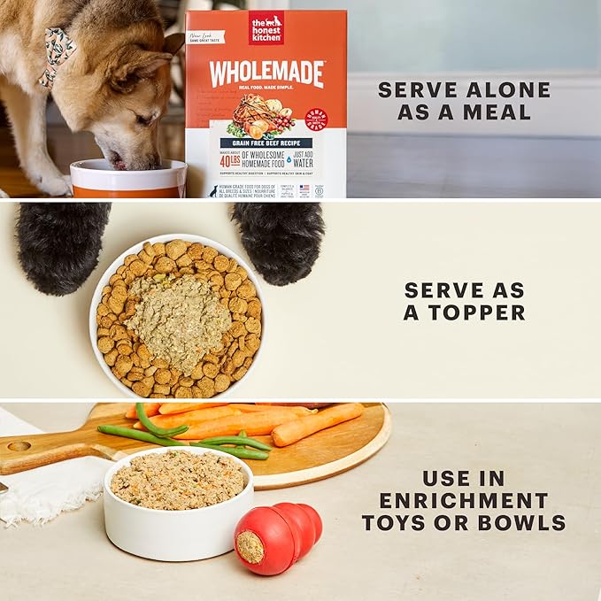The Honest Kitchen Dehydrated Gourmet Grains Turkey & White Fish Dog Food, 4 lb Box