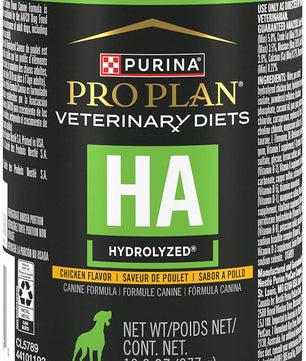 Pro Plan Veterinary Diets Purina HA Hydrolyzed Chicken Flavor Canine Formula Adult Wet Dog Food - (Pack of 12) 13.3 oz. Cans