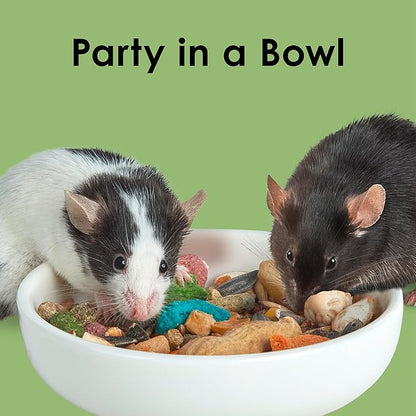 Kaytee Fiesta Mouse & Rat Food, Nutritious and Fun Blend, Supports Dental Health and Digestion, 2 pounds