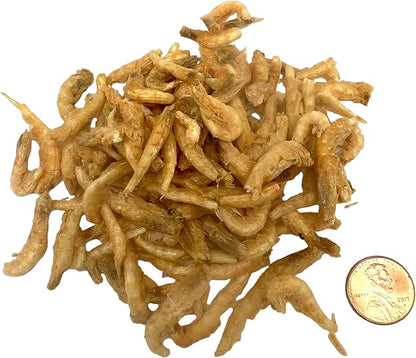 Freeze Dried Antarctic Krill Fish Food 1 oz, for Freshwater and Marine Aquarium Fish