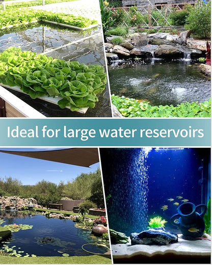 Pawfly 16 Inch Air Stone Cylinder for Larger Pumps Bubble Diffuser Release Tool for Large Aquariums Outdoor Pond Garden Circulation Systems and DWC Reservoirs