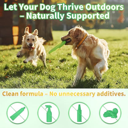 Oral Flea & Tick Support for Dogs, Herbal Liquid with Multivitamins - Dog Flea and Tick Drops Natural Supplement for Skin & Coat Support - Herbal Support Formula for Dogs Oral Supplement