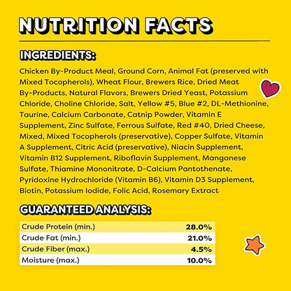 Temptations MixUps Catnip Fever Flavor Crunchy and Soft Cat Treats, 16 oz. Tub