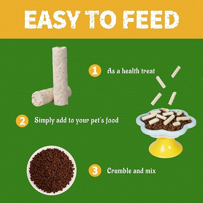 Just Try 6.34OZ Cat Treats, Freeze Dried Cat Grass Teething Stick,Healthy Training Treats Food Topper,Hairball Control Teeth Cleaning Dental Treats for Indoor Cats (6.34 OZ, Chicken)