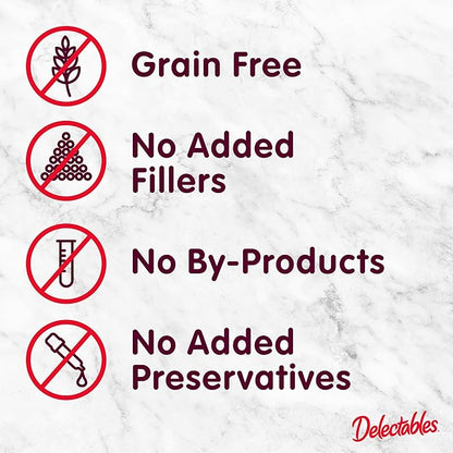 Hartz Delectables Non-Seafood Stew Lickable Wet Cat Treats, Chicken & Beef, 1.4 Ounce (Pack of 12)