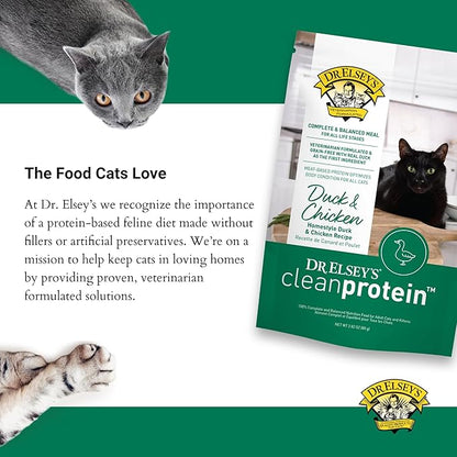 Dr. Elsey's cleanprotein Duck & Chicken Homestyle Recipe All-Meat Pouch (Pack of 12)