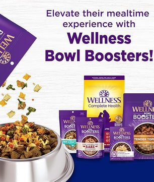 Wellness Complete Health Large Breed Adult Dry Dog Food, No Corn or Wheat, Made in USA with Real Meat, Natural Ingredients, Glucosamine, Probiotics & Omega Fatty Acids (30-Pound Bag)