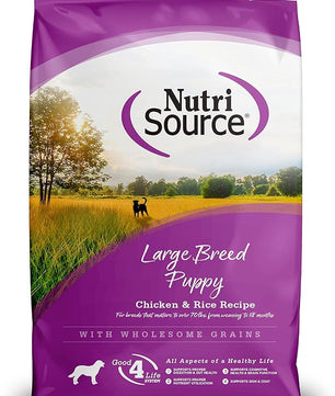 Large Breed Puppy Chicken & Rice Dry Dog Food Size: 1.5-Lb Bag