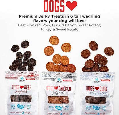 Farmland Traditions New Filler Free Dogs Love Pork Premium Jerky Treats for Dogs (5 oz.)