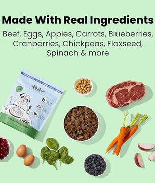 The Pets Table Beef & Berries Grain-Free Air Dried Dog Food, 3lbs / 48 oz Bag