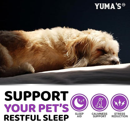 Melatonin for Dogs - 170 Melatonin Chews for Small and Large Dogs - Puppy Sleep Aid - Natural Calming Treats for Stress Anxiety Relief - Canine Sleeping Pills - Thunder, Fireworks, Chewing, Barking