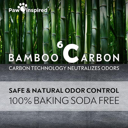 Paw Inspired Disposable Guinea Pig Cage Liners | Bamboo Charcoal Odor Controlling | Super Absorbent Liners Pee Pads for Ferrets, Rabbits, Hamsters, and Small Animals (28" x 17" (C&C 2 x 1), 8 Count)