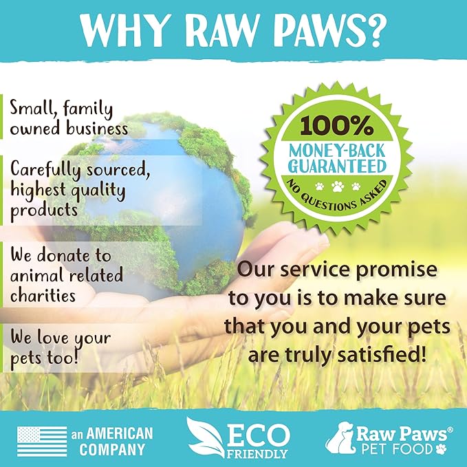 Raw Paws Freeze-Dried Chicken Necks for Dogs & Cats (4-Ounce) - Made in USA - Raw Freeze Dried Dog Treats - Chicken Necks for Cats - Single Ingredient Chews