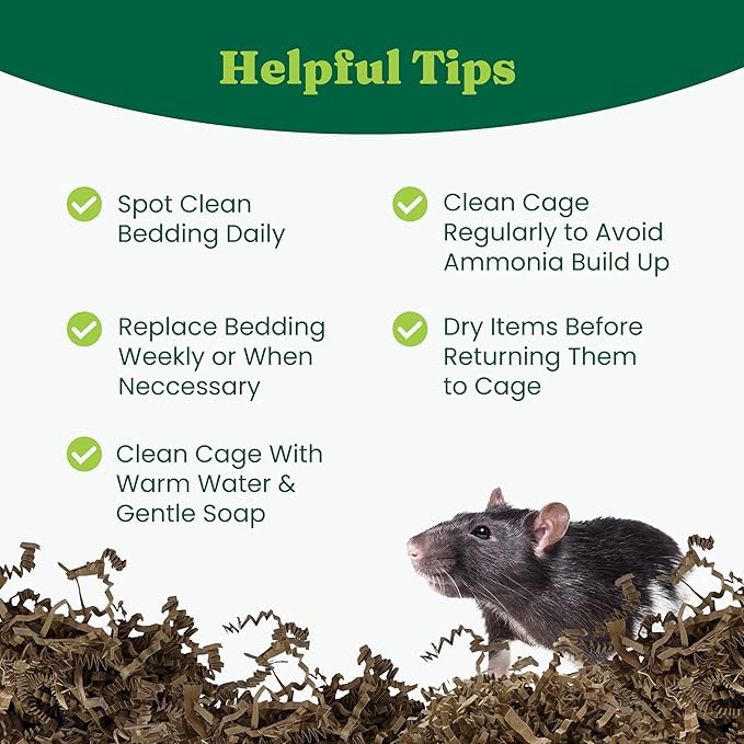 ECO BEDDING FiberCore, Dust Free Paper Bedding for Small Pets and Birds, 10 lb. Natural (expands to 250L)