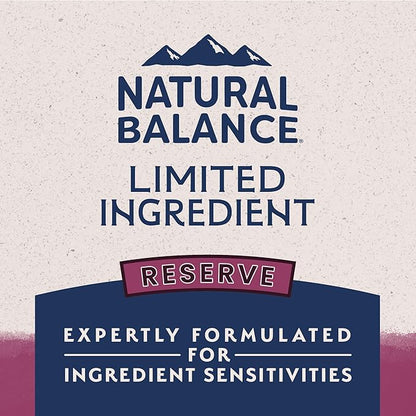 Natural Balance Limited Ingredient Adult Grain-Free Dry Dog Food, Reserve Sweet Potato & Venison Recipe, 4 Pound (Pack of 1)