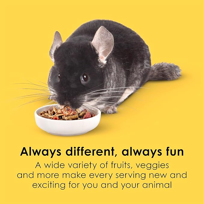 Kaytee Fiesta Chinchilla Food, Nutritious and Fun Blend, Supports Dental Health and Digestion, 2.5 pounds