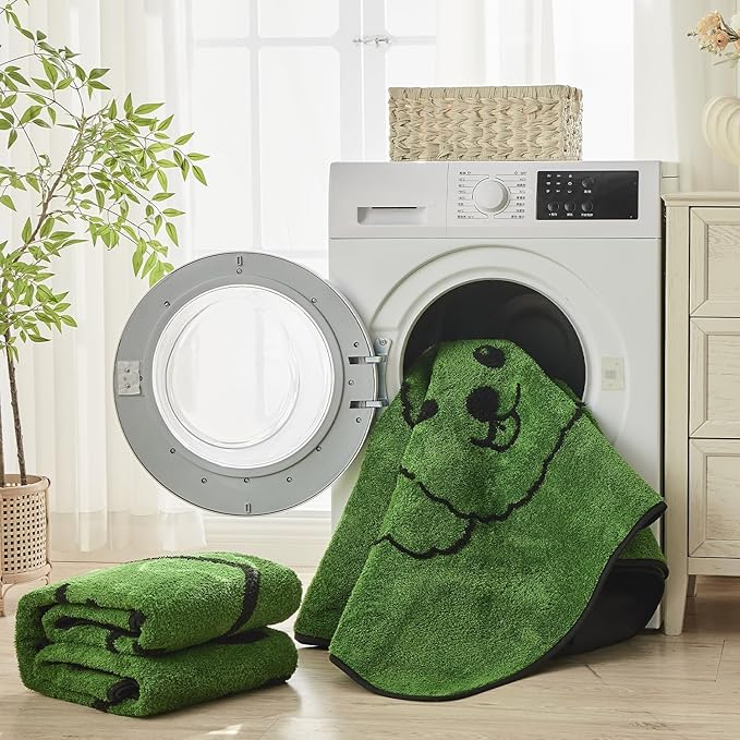 Qeils Reusable Puppy Pads, Washable Pee Pads for Dogs 2 Pack Durable Absorbent Leakproof Dog Training Pads for Home or Travel, Non-Slip Wee Wee Pads Potty Pads 36"x24"