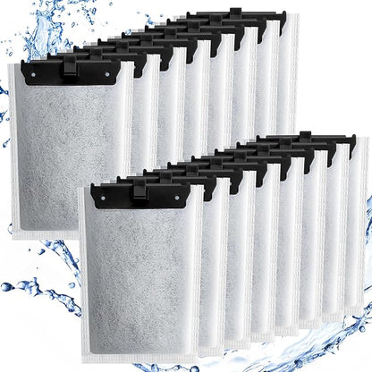 driamor 16 Pack Medium Filter Cartridges Replacement Compatible with Whisper 10i/IQ10/PF10 Aquarium Filter 5-10 Gallons