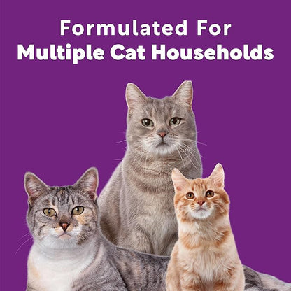 Scoop Away Advanced Multi-Cat Clumping Cat Litter, Meadow Fresh Scent, Pack of 2, 18.5 Pounds (Package May Vary)